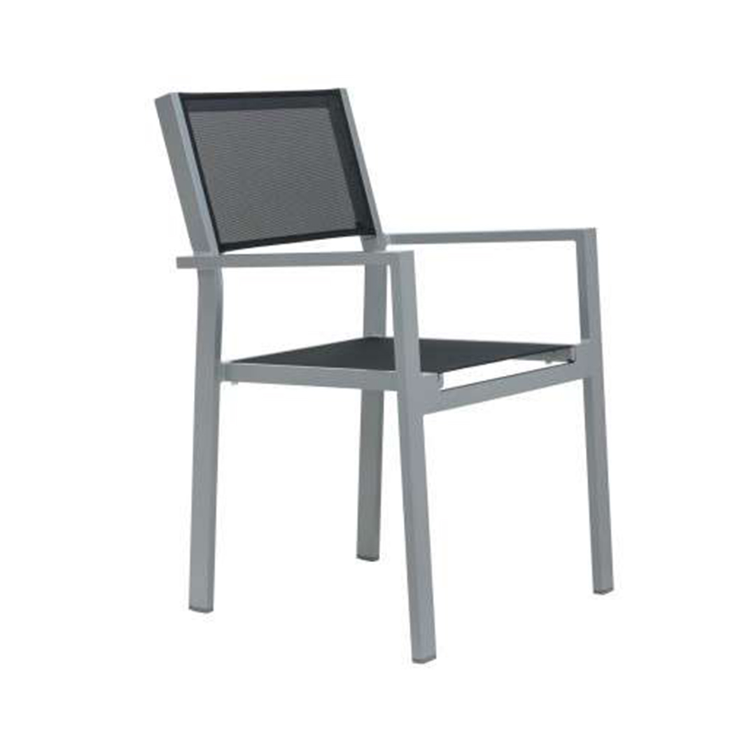 jan kurtz stapelsessel cubic schwarz aluminium 65789