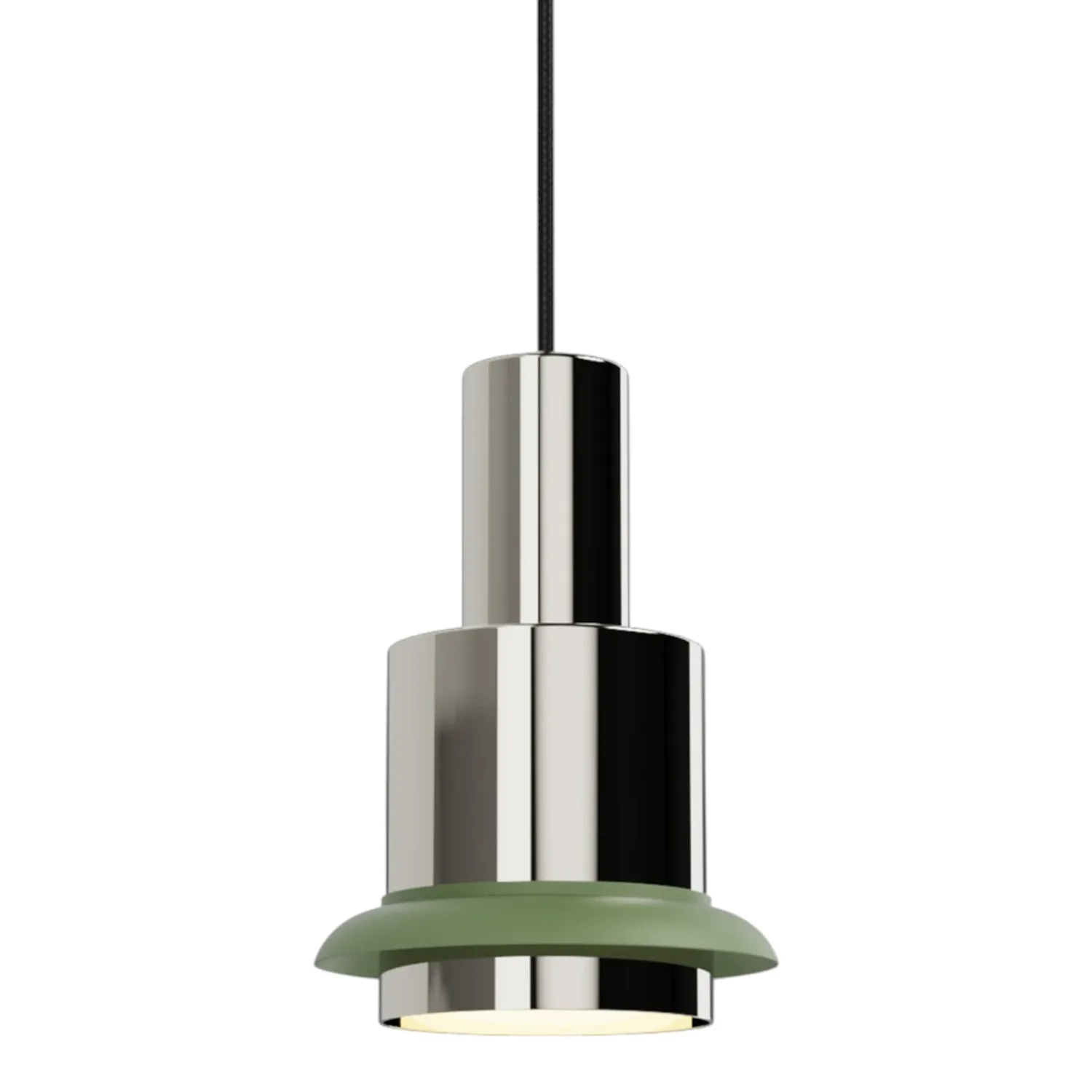 DCW - Chaumont Pendelleuchte Ø 19 cm nickel grün