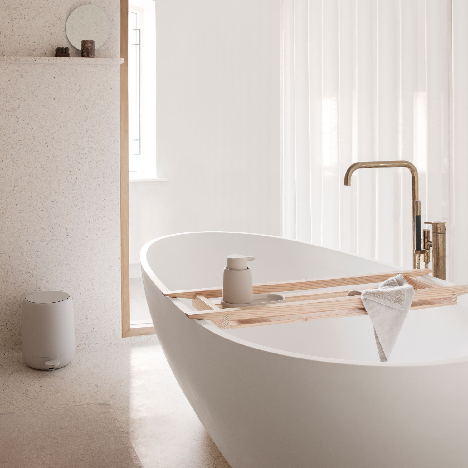 blomus sono seifenspender moonbeam bathroom 81923