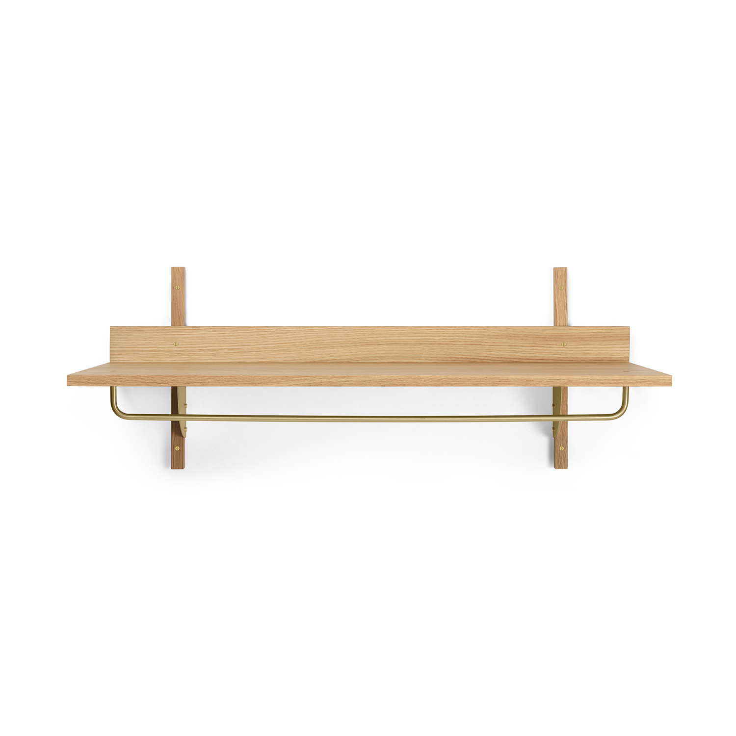 ferm living sector rack regal eiche messing 81626