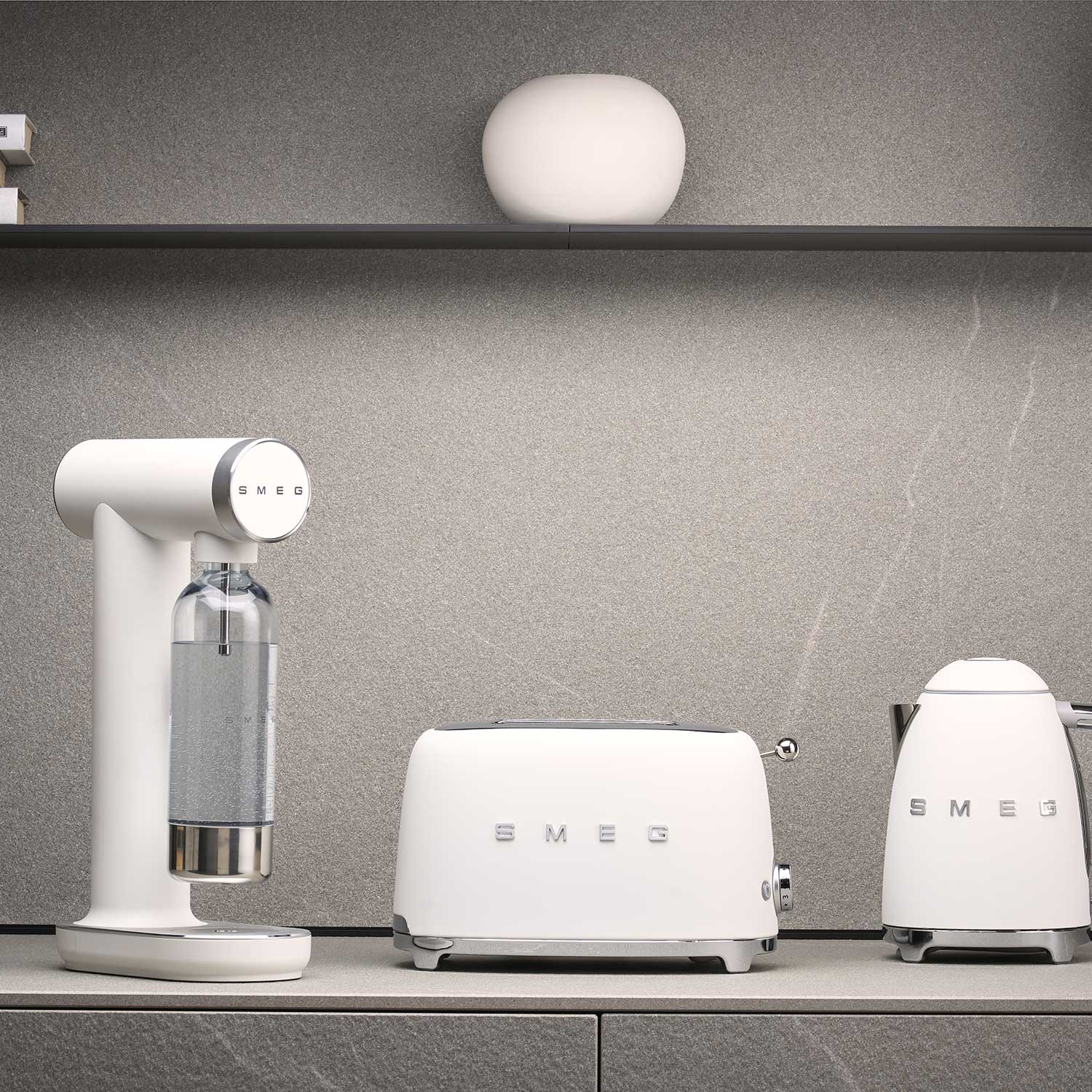 SMEG - Wassersprudler SKC01 weiß matt