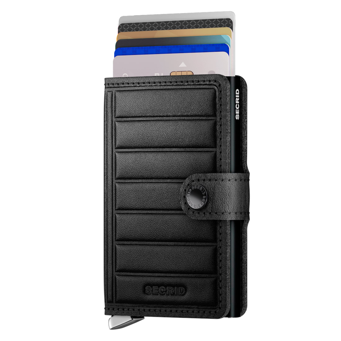 secrid miniwallet Emboss Lines schwarz karten 104645