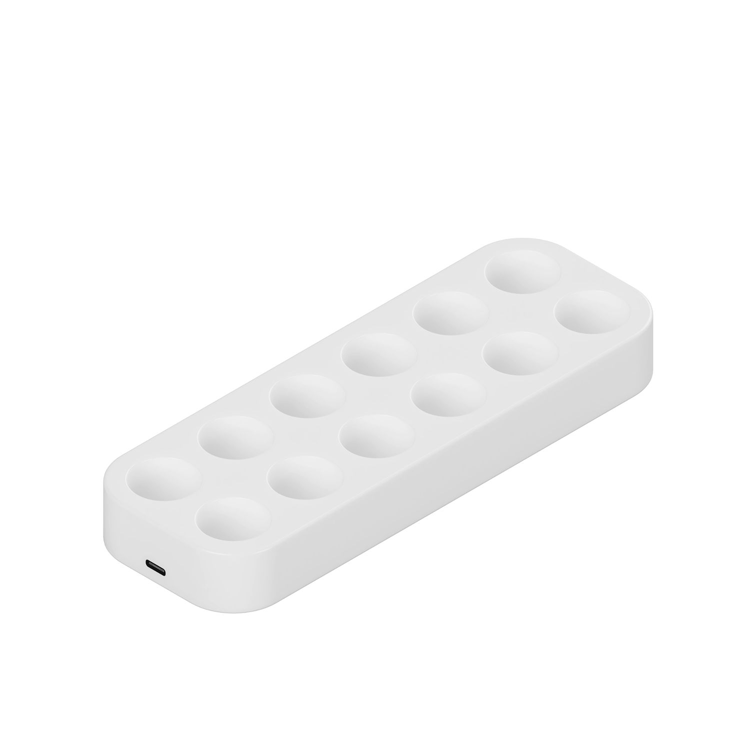 Uyuni Lighting - Ladestation Spitzkerzen USB-C 18,5 cm weiß