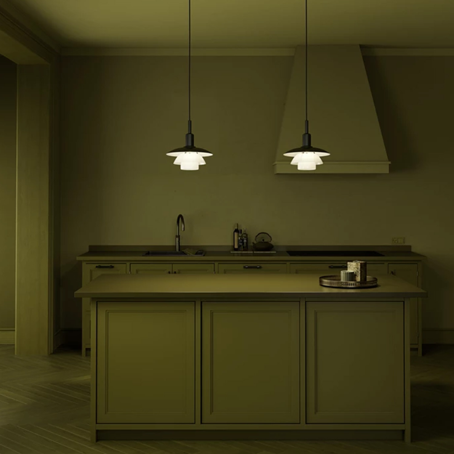 Louis Poulsen - PH 3/3 Pendelleuchte white/Opalglas