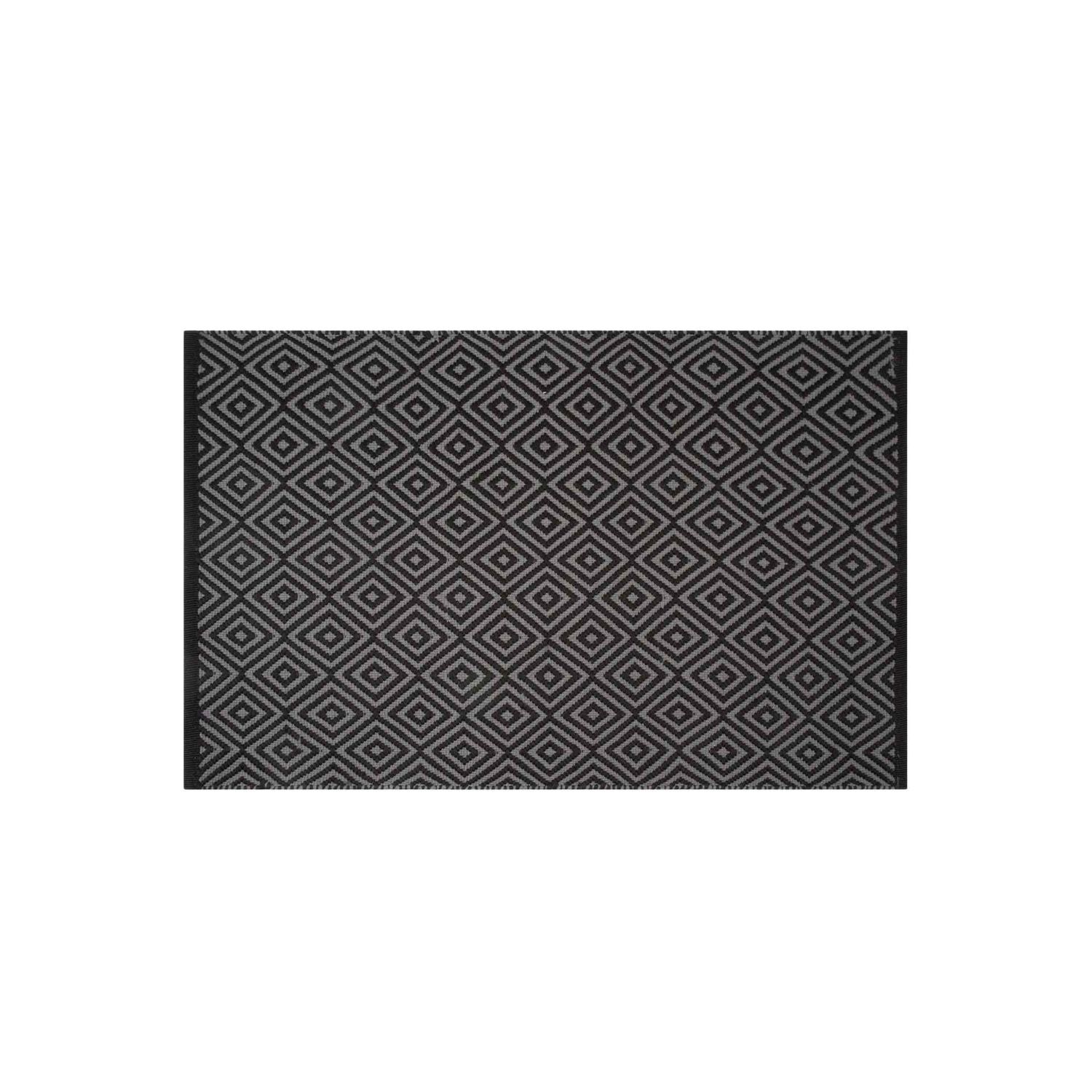 pad - Angie In- und Outdoor Teppich 60 x 90 cm stone-black