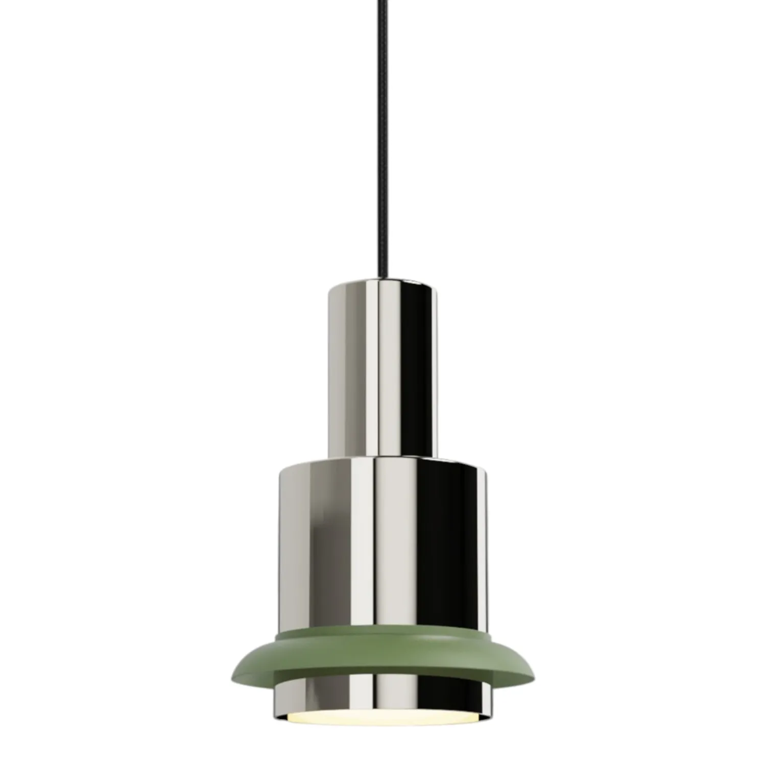 DCW - Chaumont Pendelleuchte Ø 15 cm nickel grün