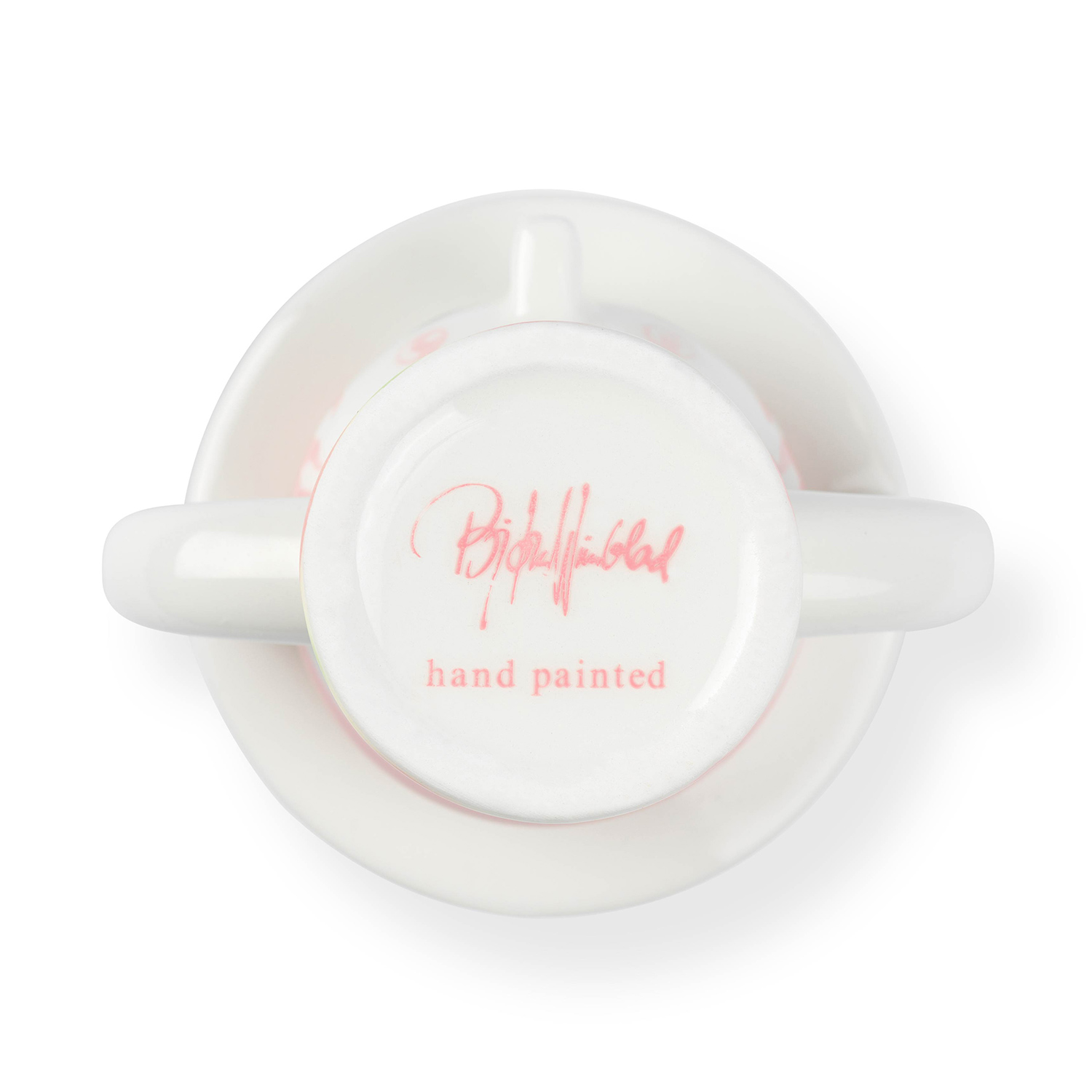 Björn Wiinblad - Lady mit Hut Kerzenständer pink 16 cm