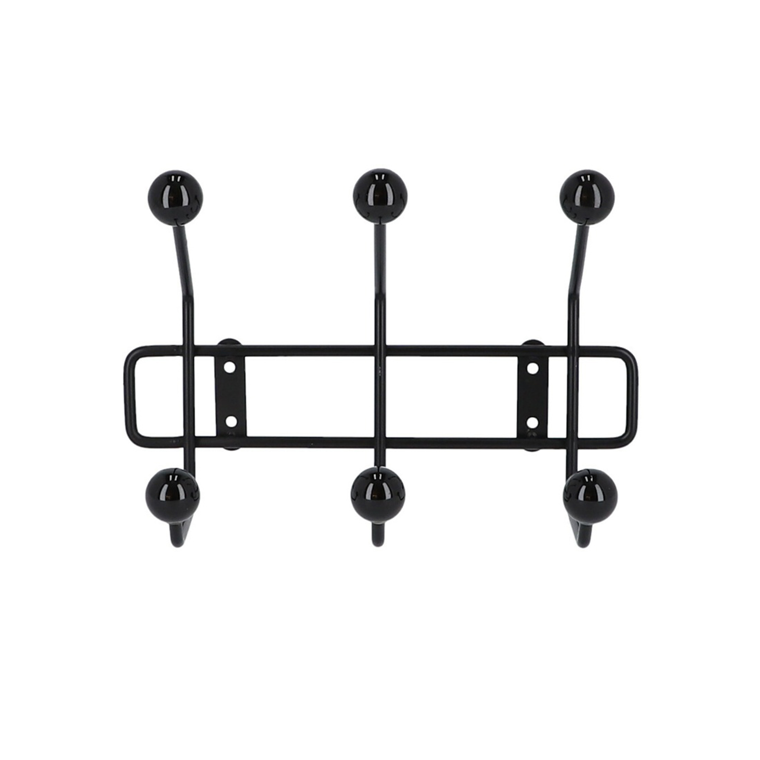 jan kurtz crick garderobenleiste schwarz 6 haken 83178