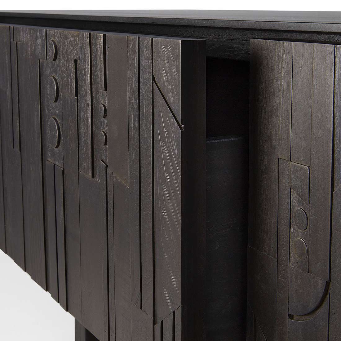 mosaic tv moebel ethnicraft close up tuer auf schublade auf extreme 90090