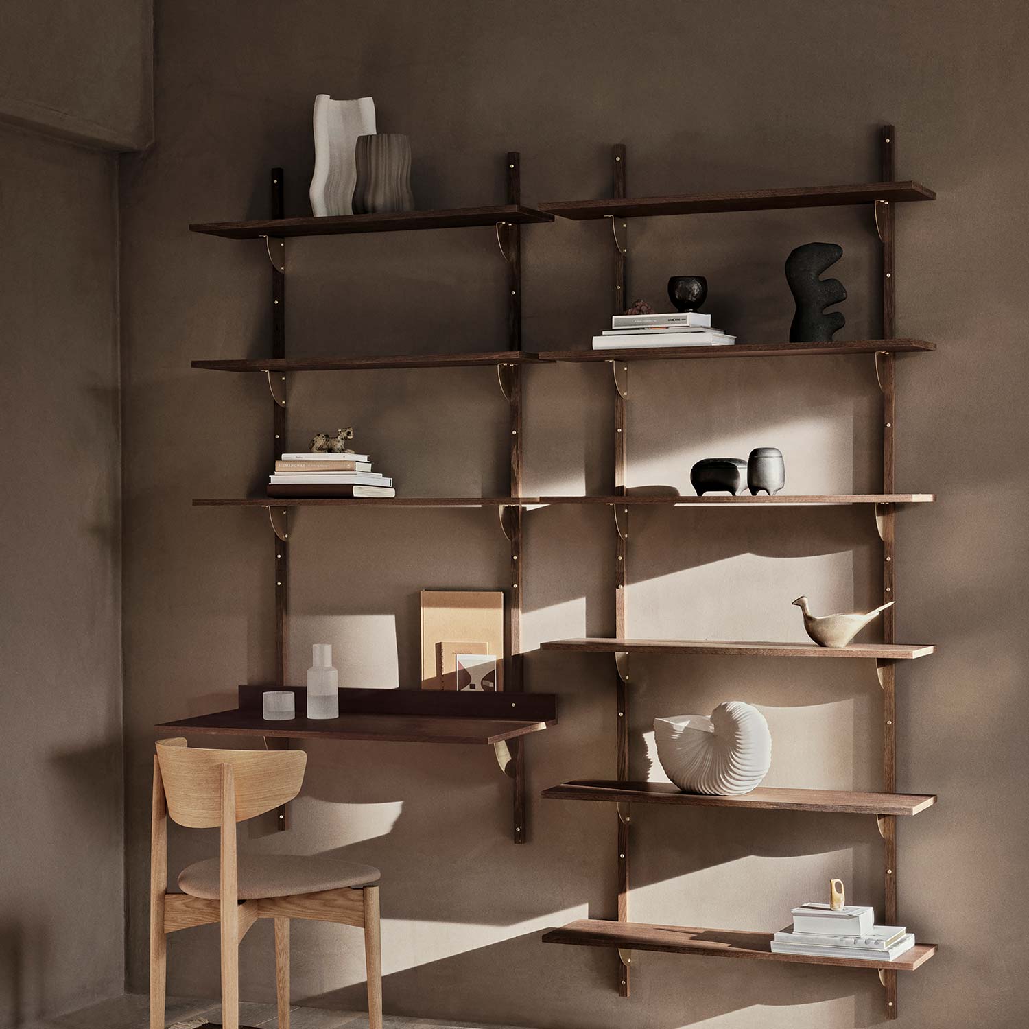 fermLIVINGVorratsregal Dekoregal Bueroregal Sector Triple breit 101804