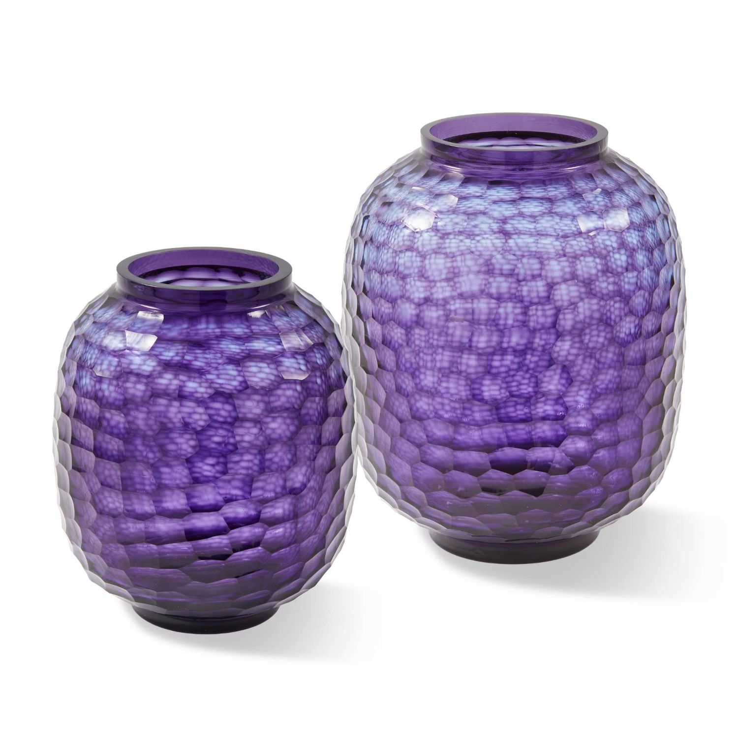 Pols Potten - Honeycomb Vase S dunkellila