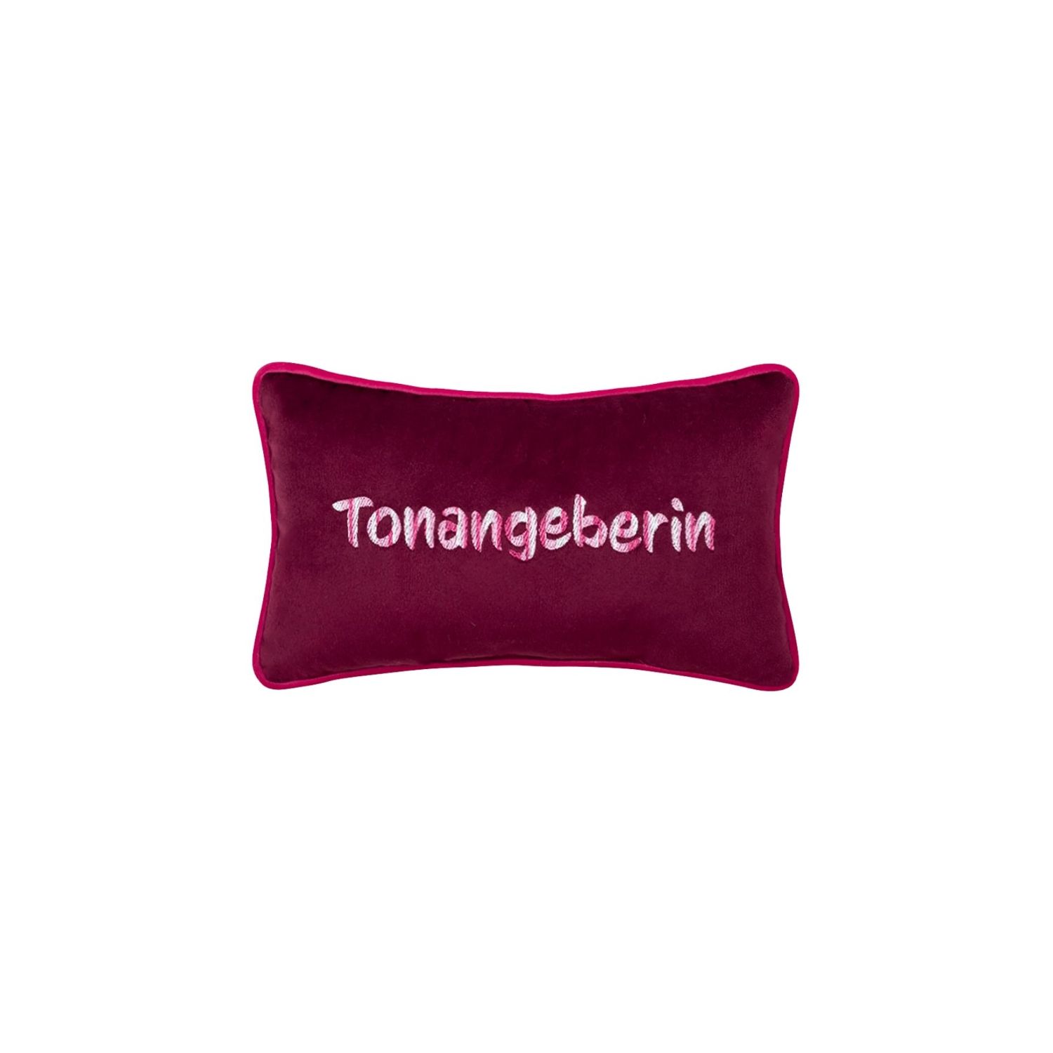 pad - Petite Kissen 18 x 32 cm tonangeberin-burgundy