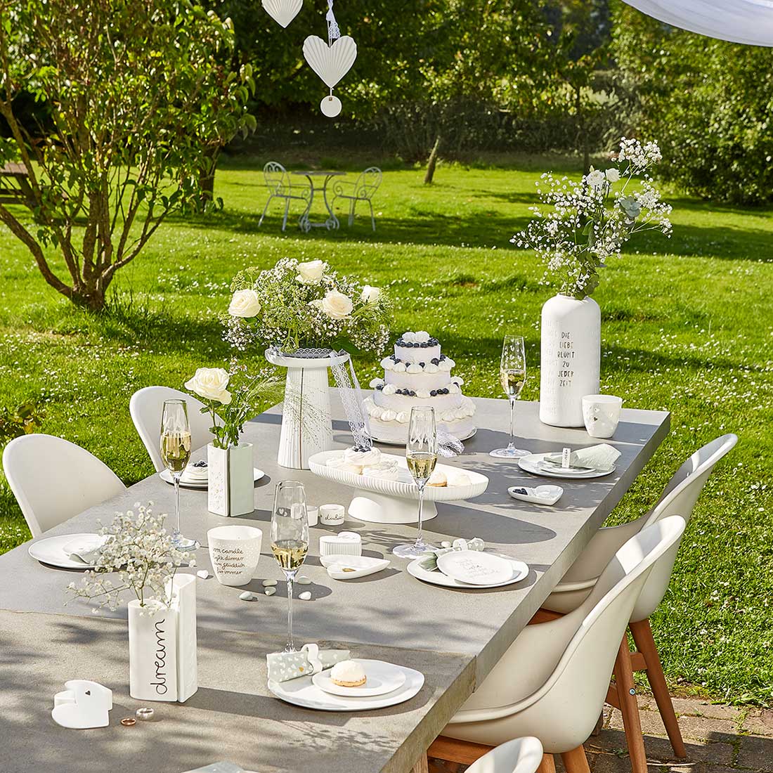 Räder Design - Hochzeit Sektglas Set Herzen