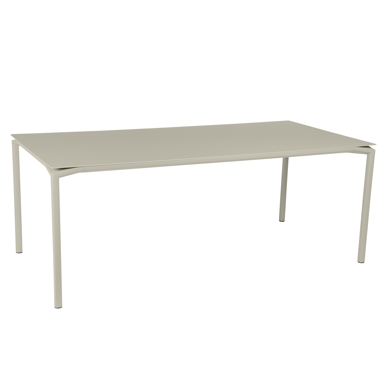 fermob calvi tisch 195x95cm lehmgrau 8740A5 105585