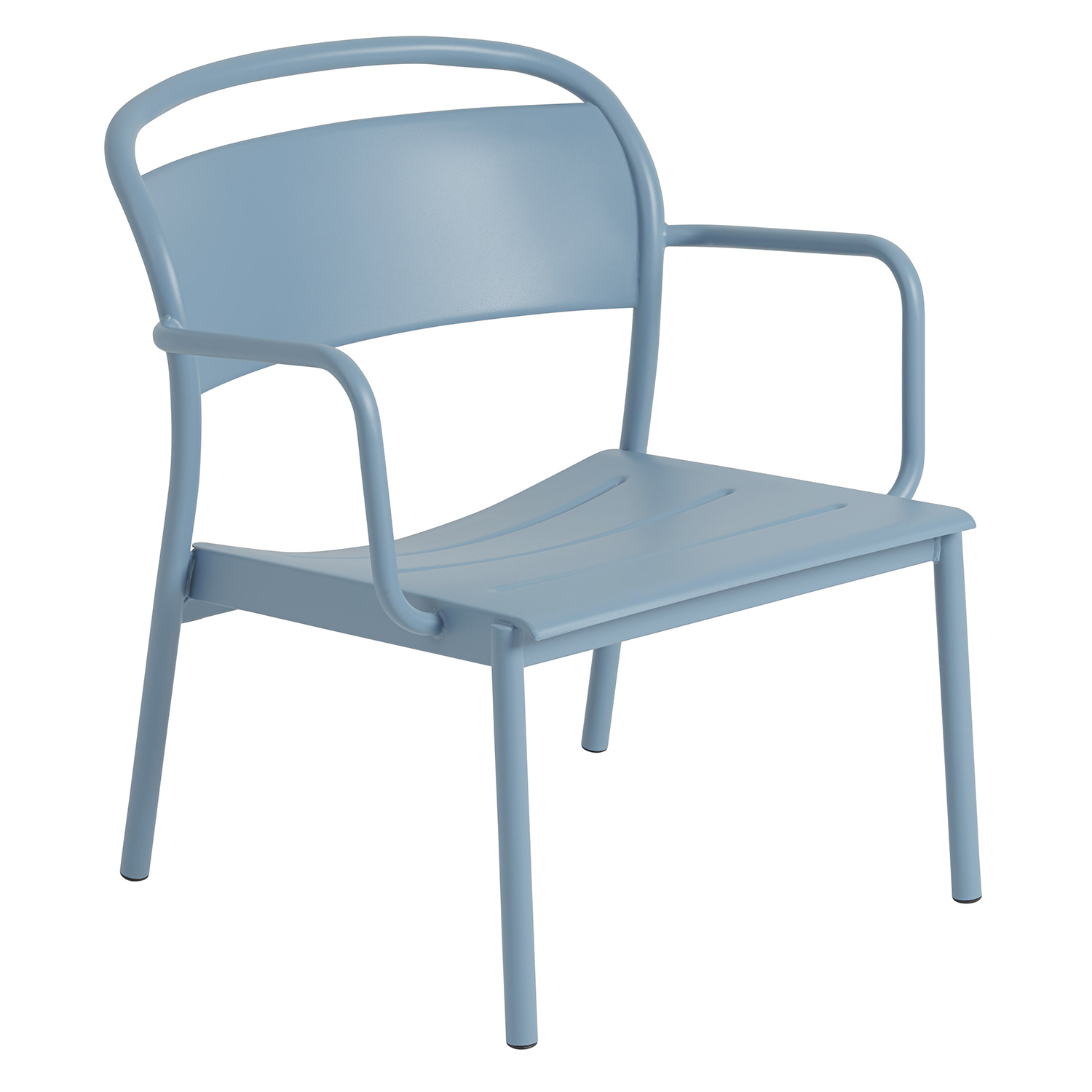muuto Linear steel lounge armchair pale blue 99211