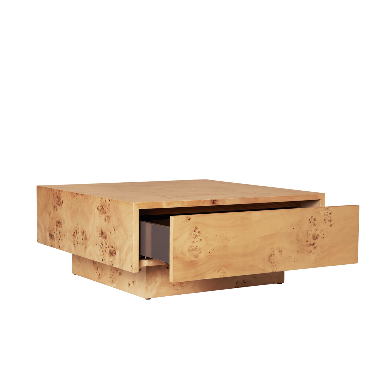 Ferm Living - Burl Couchtisch mit Aufbewahrung natural