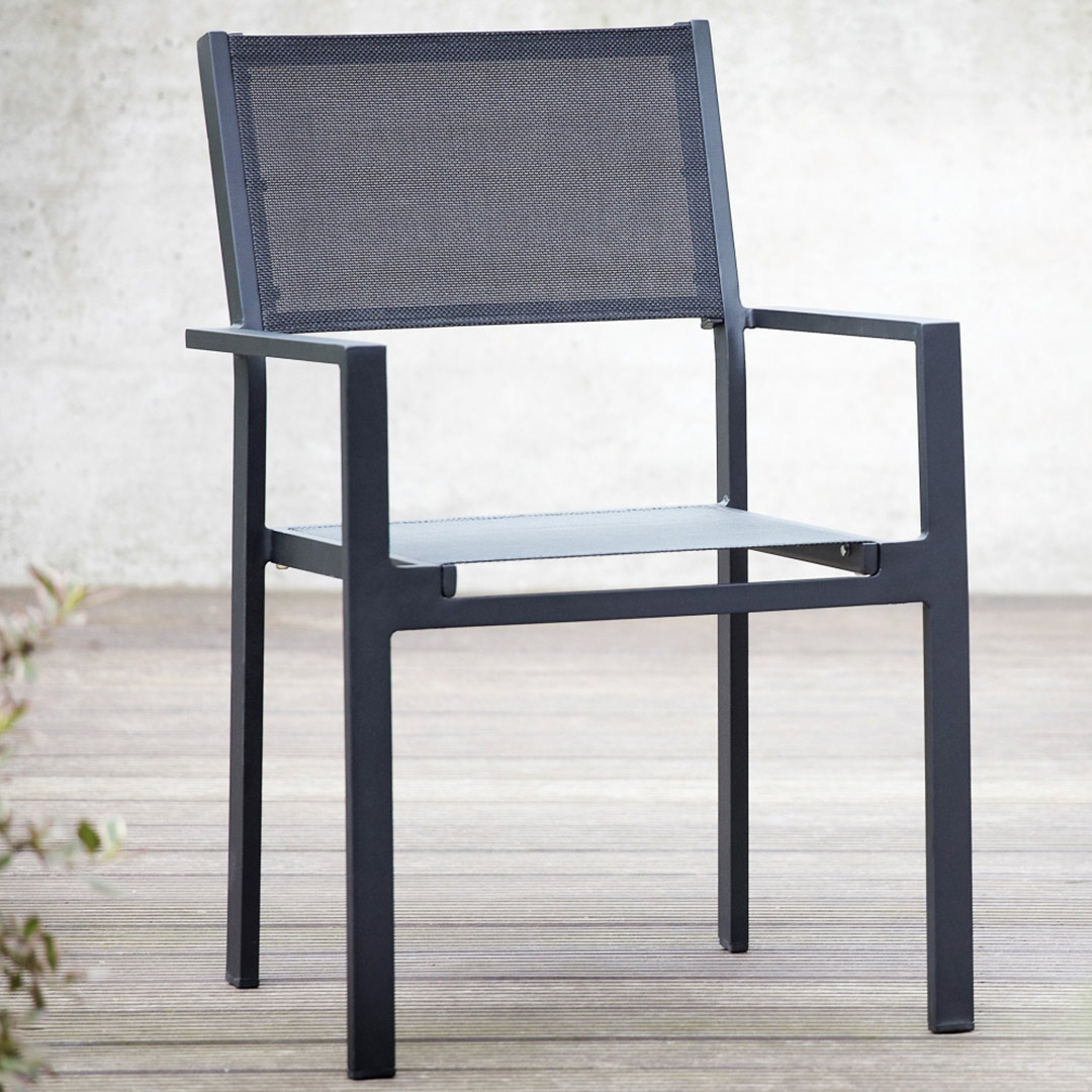 jan kurtz stapelsessel cubic schwarz outdoor 65786