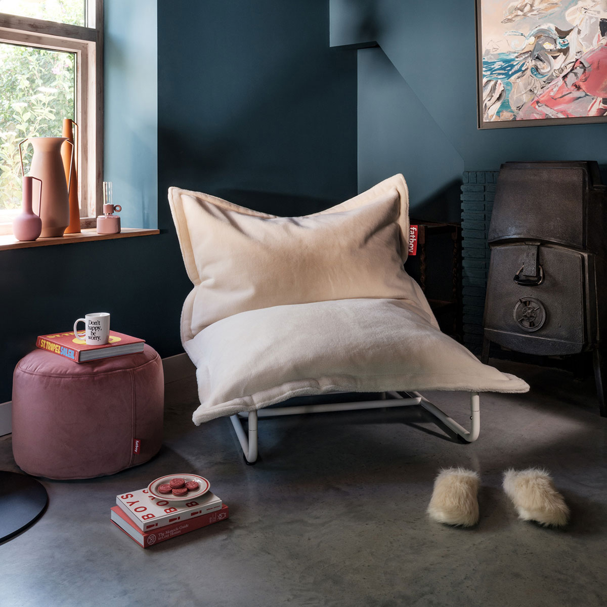 Fatboy - Beanbase Sitzsack-Stuhl whipped cream