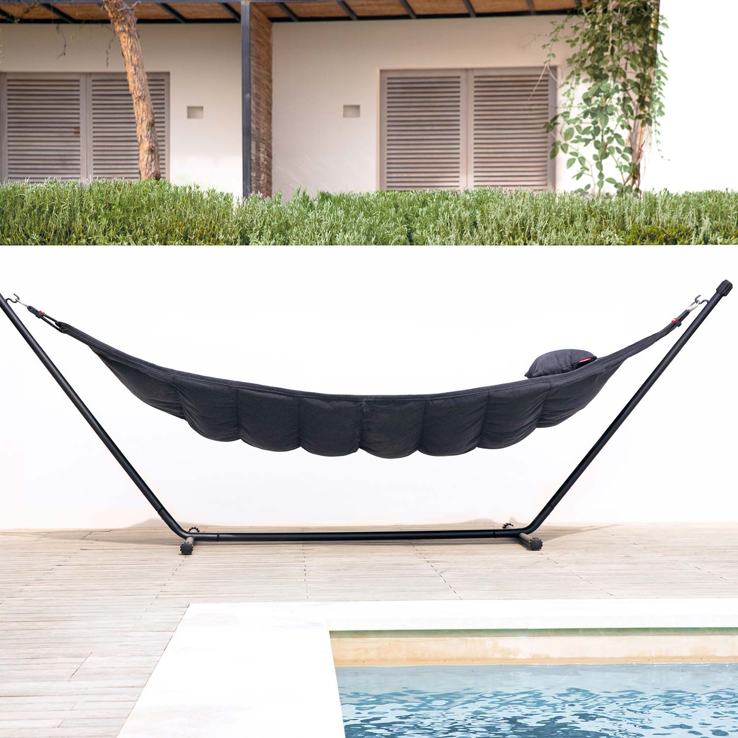 fatboy haengematte sunbrella schwarz pool 58780