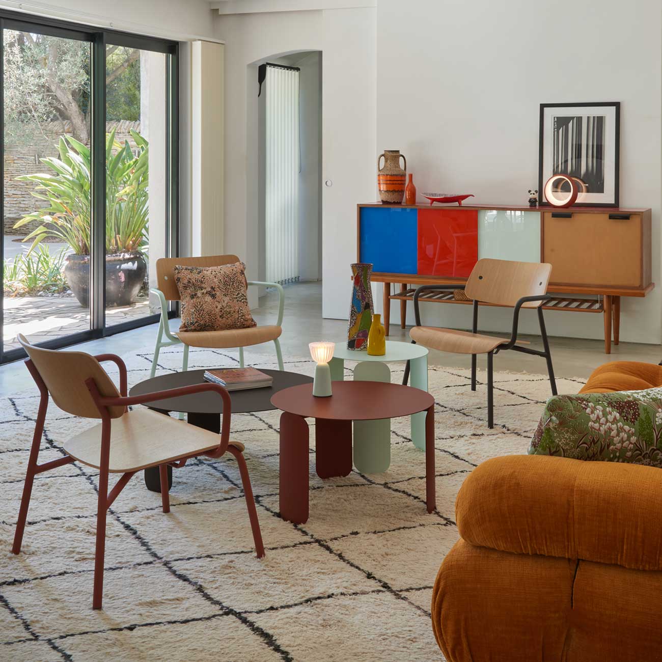 Fermob - Studie Loungesessel Eiche kaktus