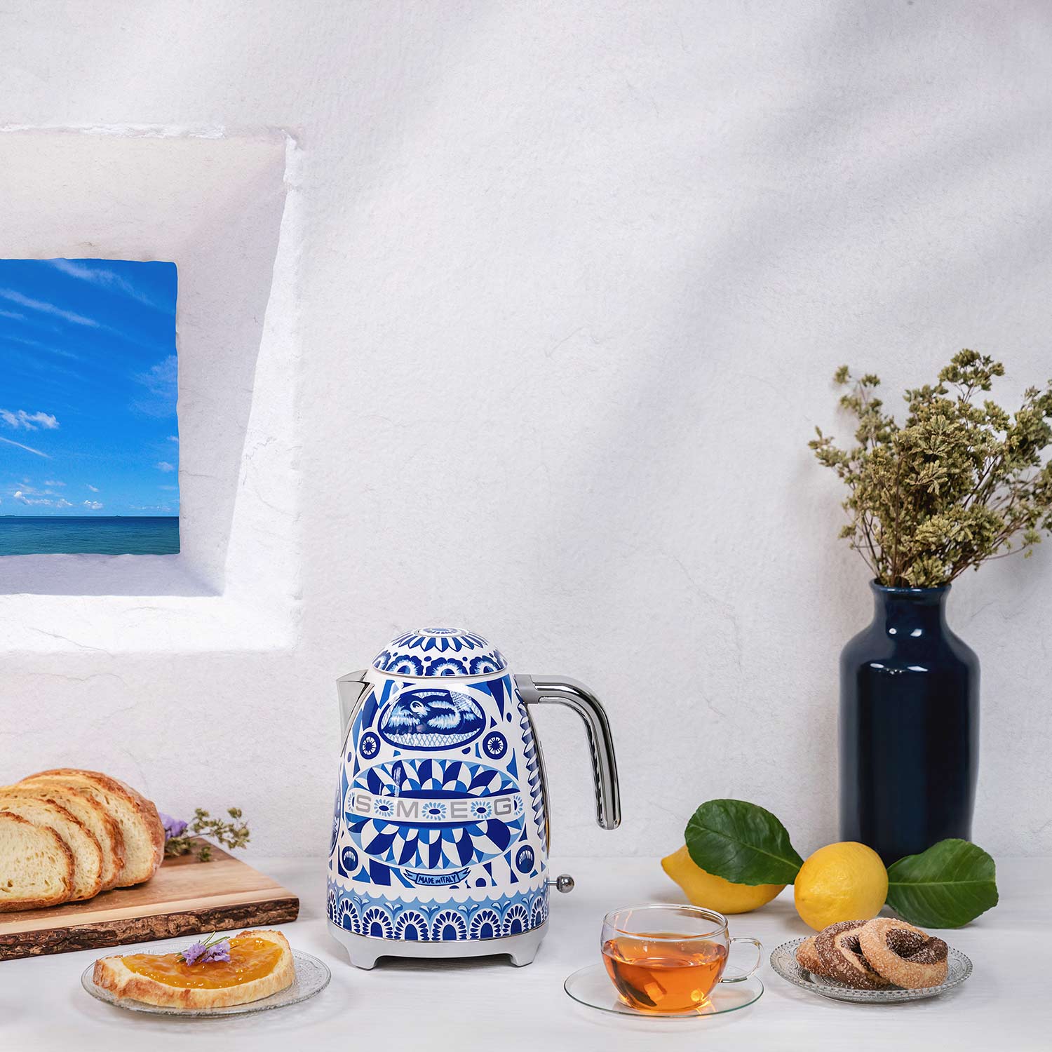 smeg wasserkocher klf03 blu mediterraneo esszimmer 95417