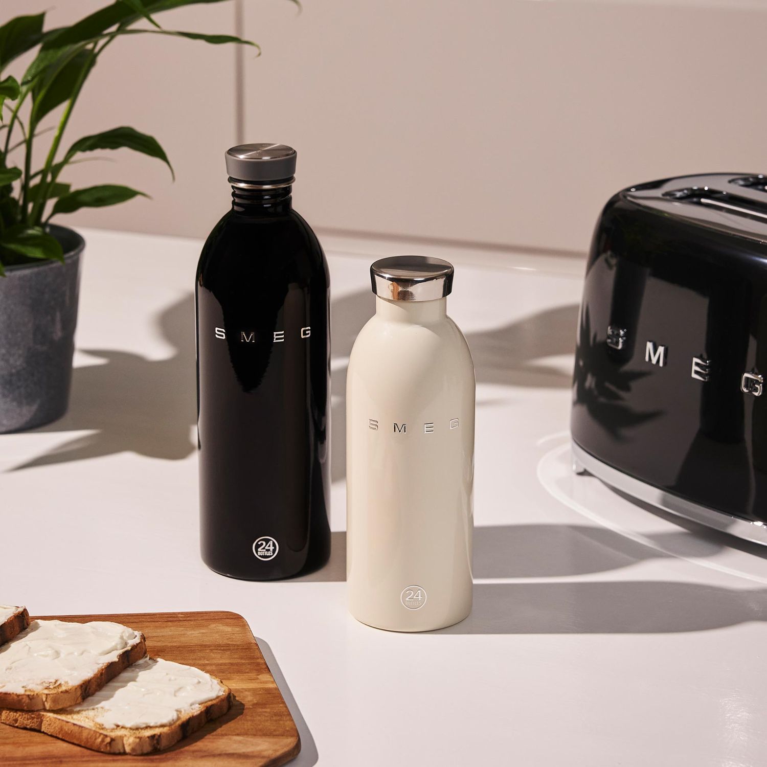 SMEG - Urban Bottle Edelstahlflasche rot