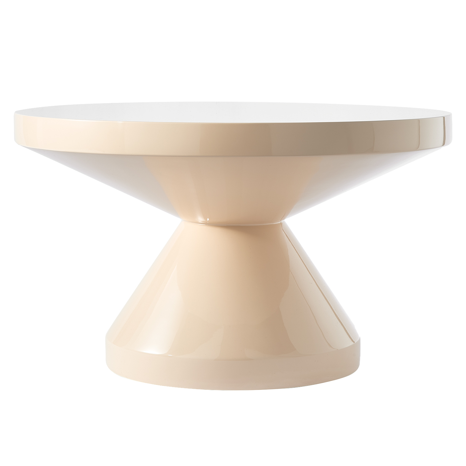 pols potten zig zag kaffeetisch beige seitlich 95124