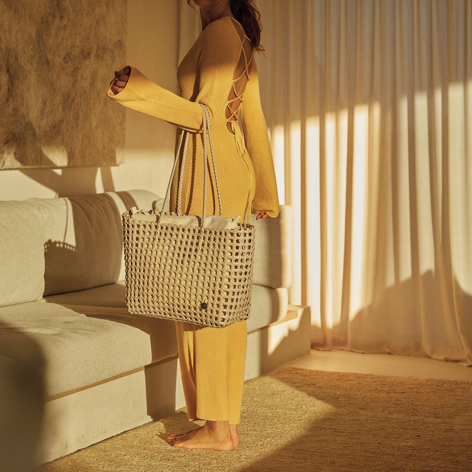 Handed By - Maze Shopper lagoon blue