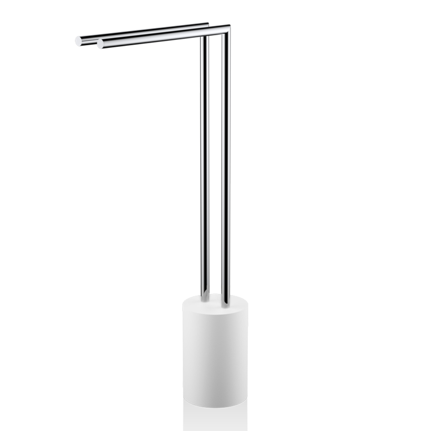 chrom wei  Stone Handtuchstnder 2 Decor Walther