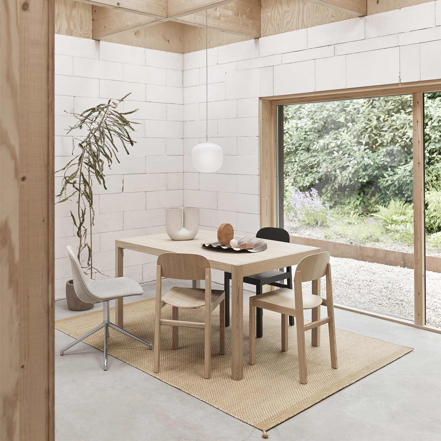 muuto rime leuchte esstisch 95449