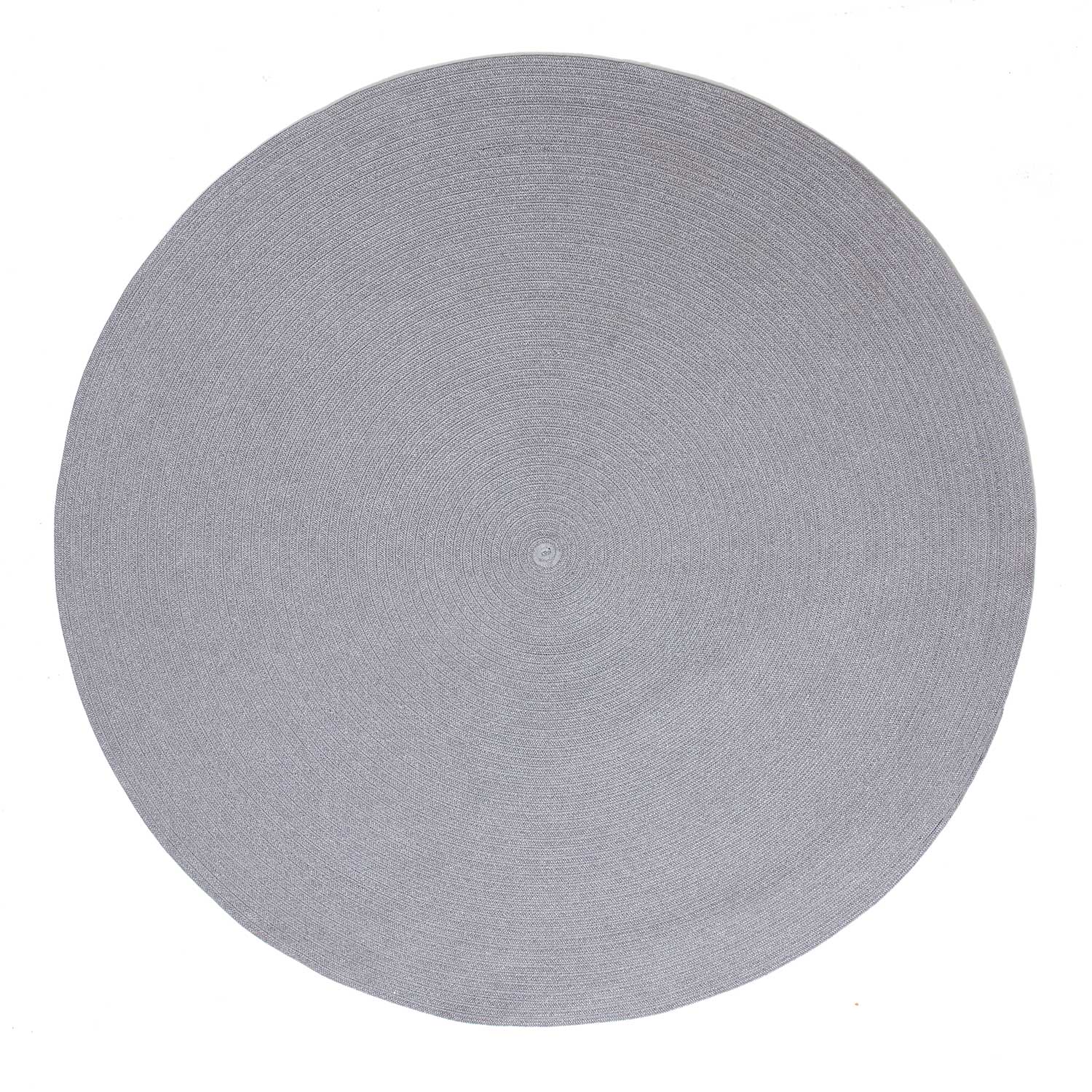 cane line circle teppich light grey 52887