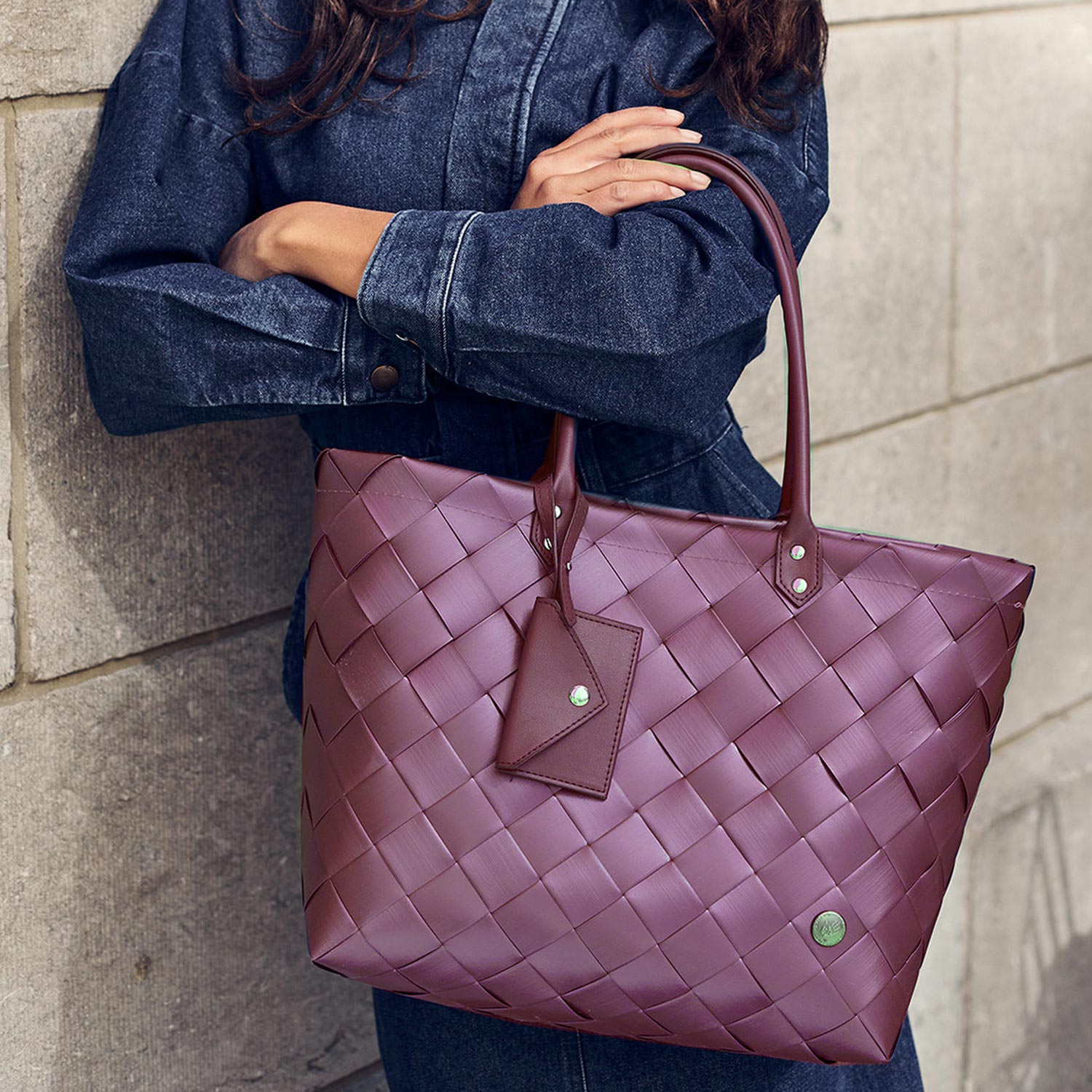 Handed By - Chloé Shopper laurel green