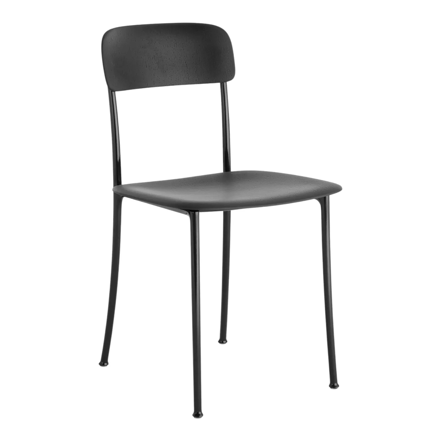Kartell - Savoia Holzstuhl Eiche dunkel/anthrazit