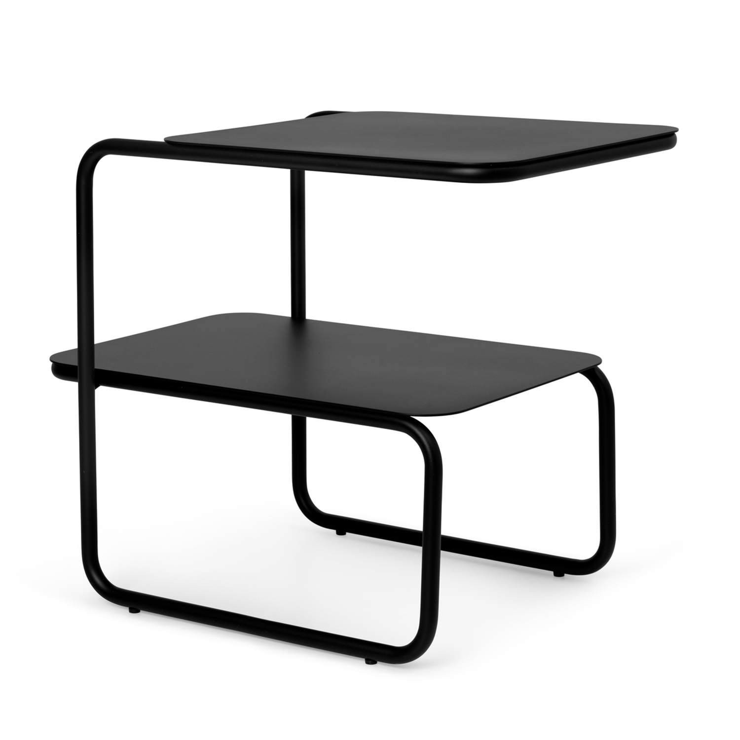 ferm living level side table black 66784