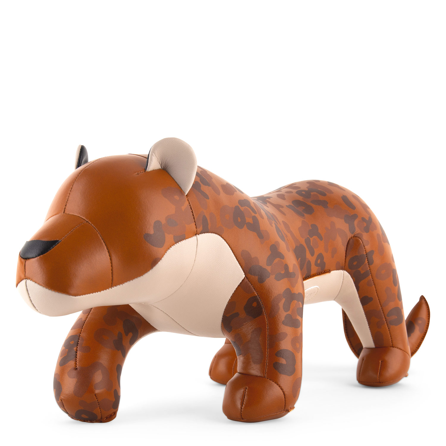 Züny - Buchstütze Leopard Ray tan with print-wheat