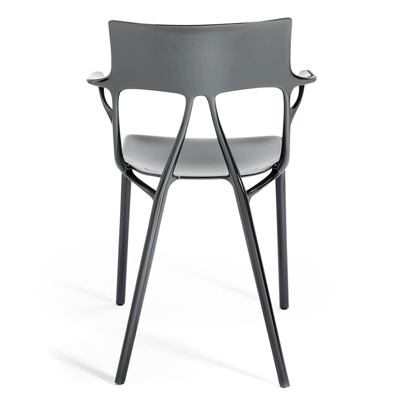 kartell ai metall stuhl titan back 102447