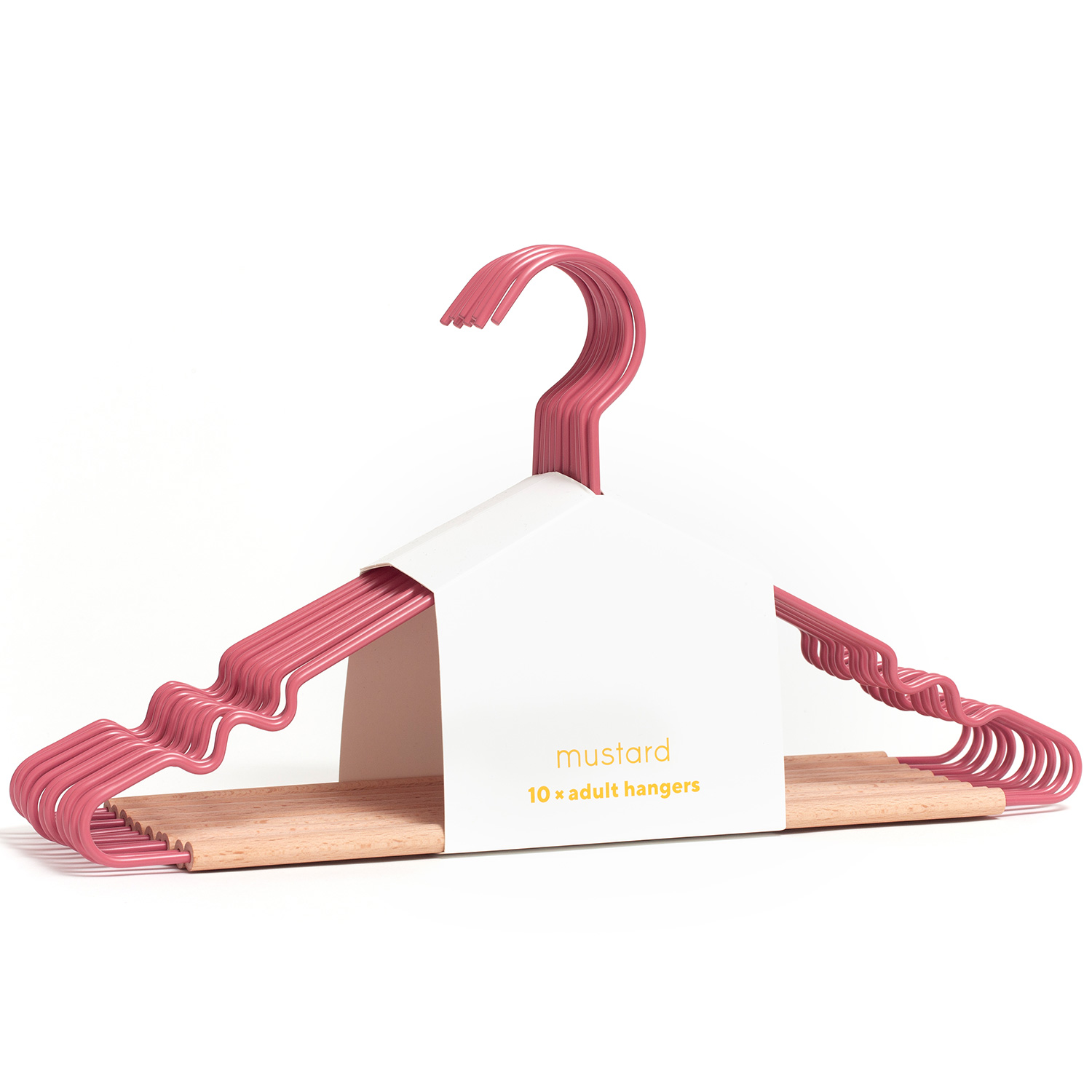 mustard made adult top hangers kleiderbuegel berry 96474