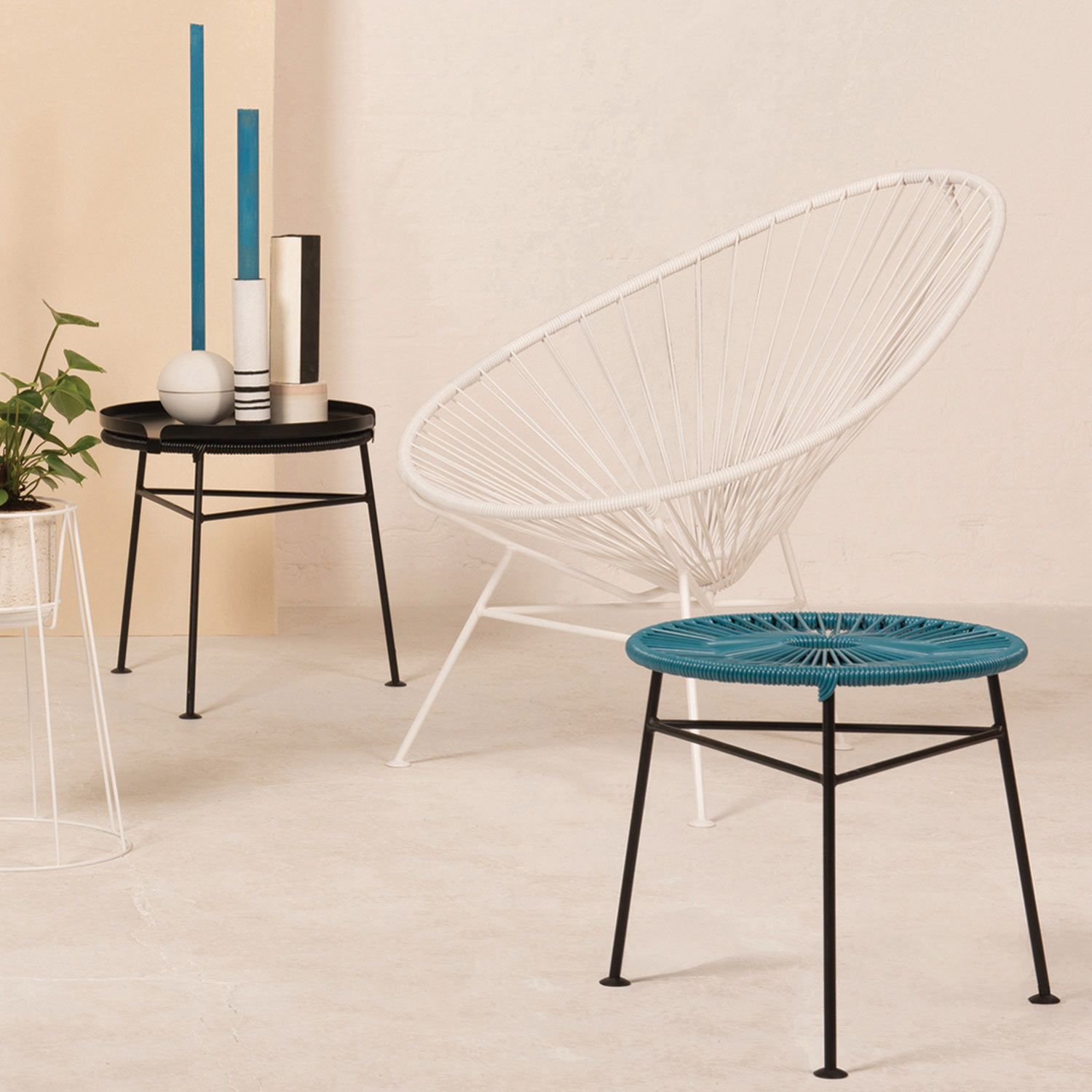 ok design centro hocker petrolblau acapulco 69609