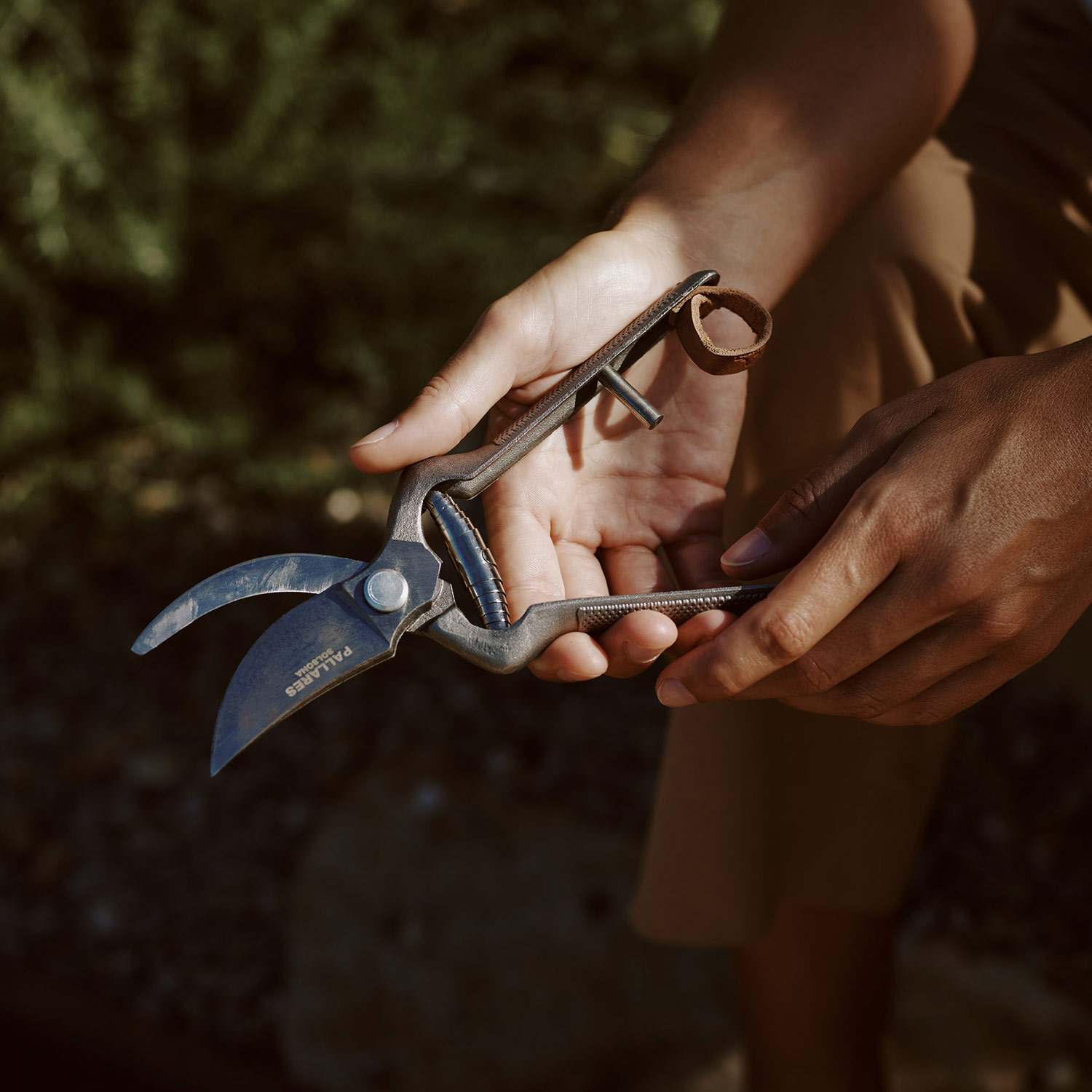 menu pallares gartenschere in der hand 93303
