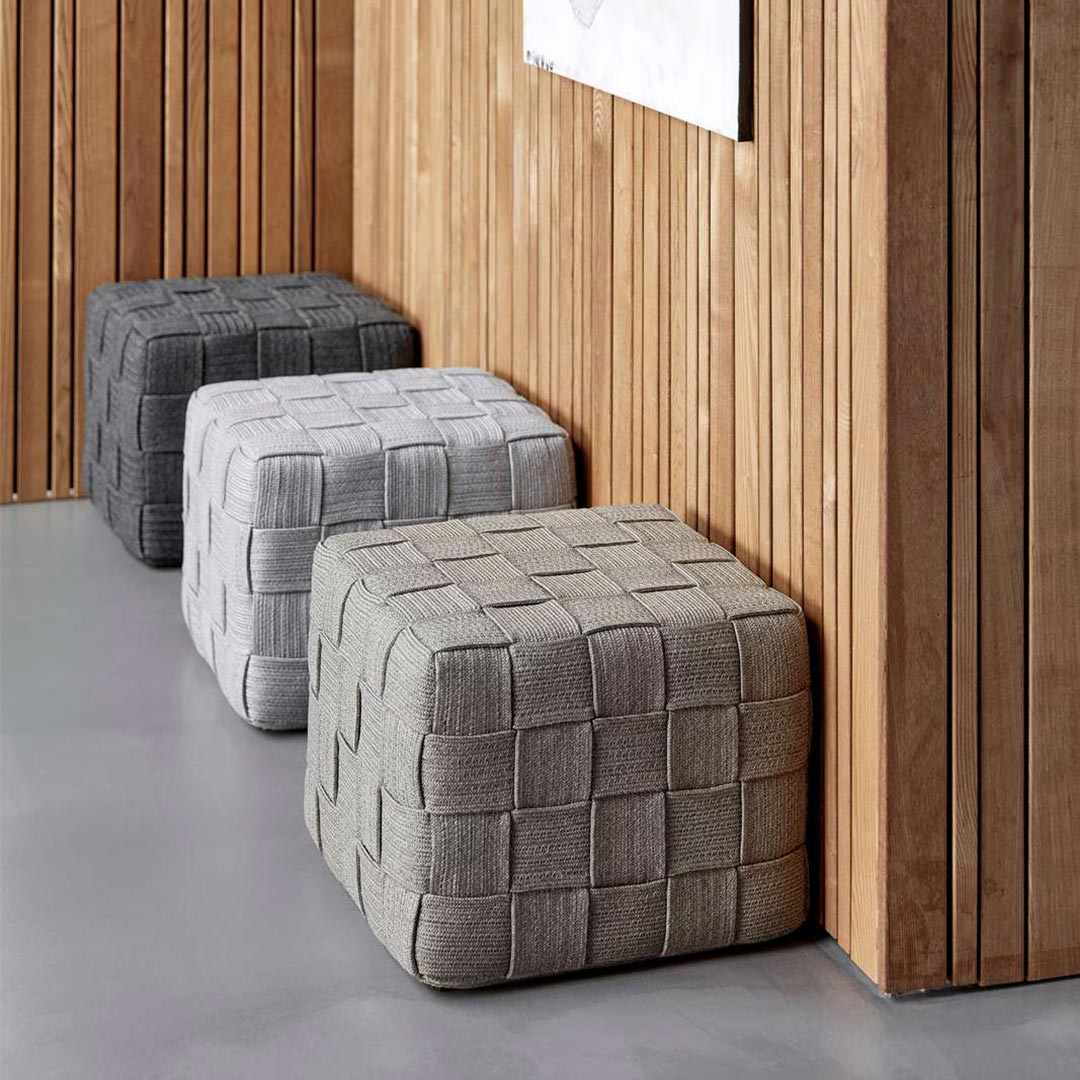 cane line cube hocker 67101