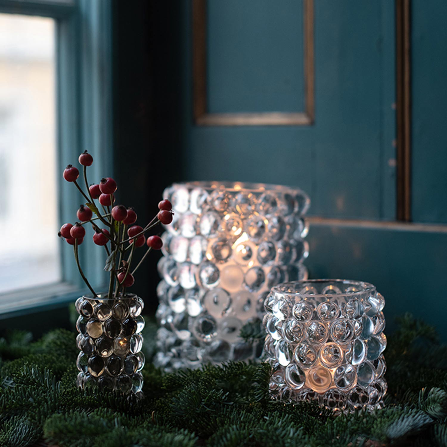 skogsberg hurricane vase klar 75930