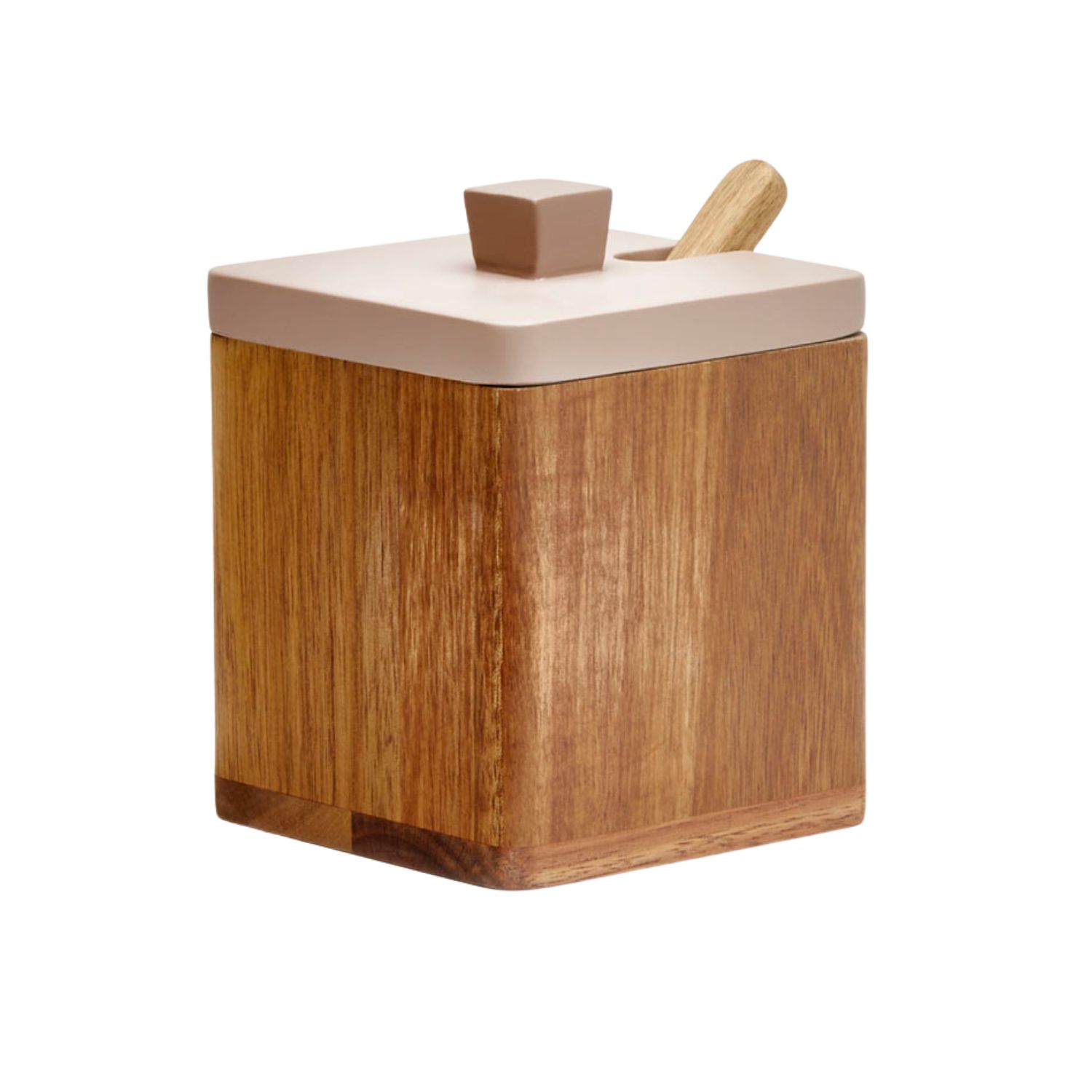 Töchter & Söhne - Woody Box mit Deckel und Löffel