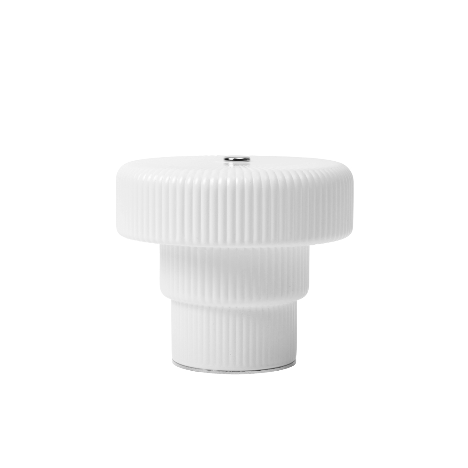 Ferm Living - Ripple portable Lampe H10 weiß