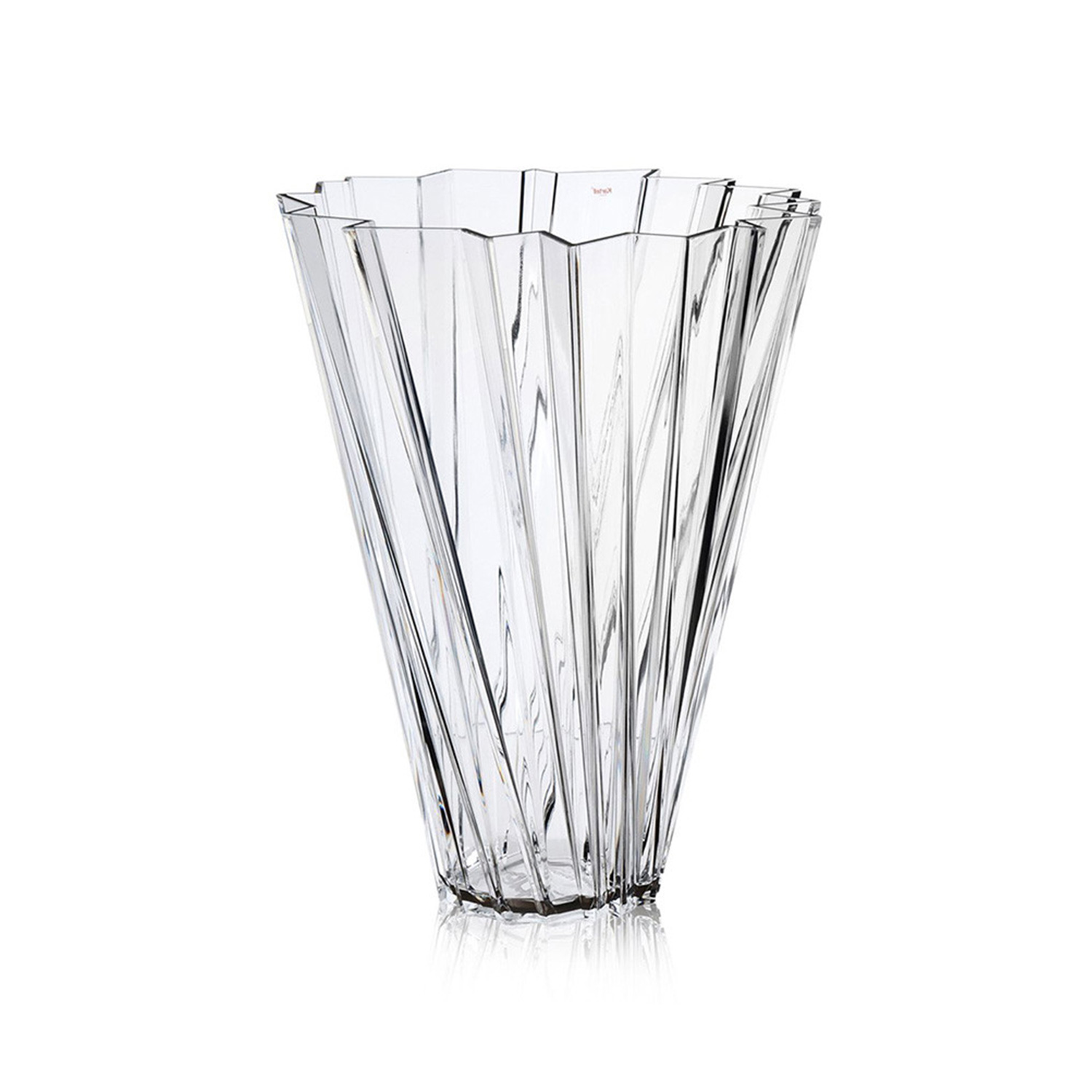 kartell shanghai vase transparent 76331