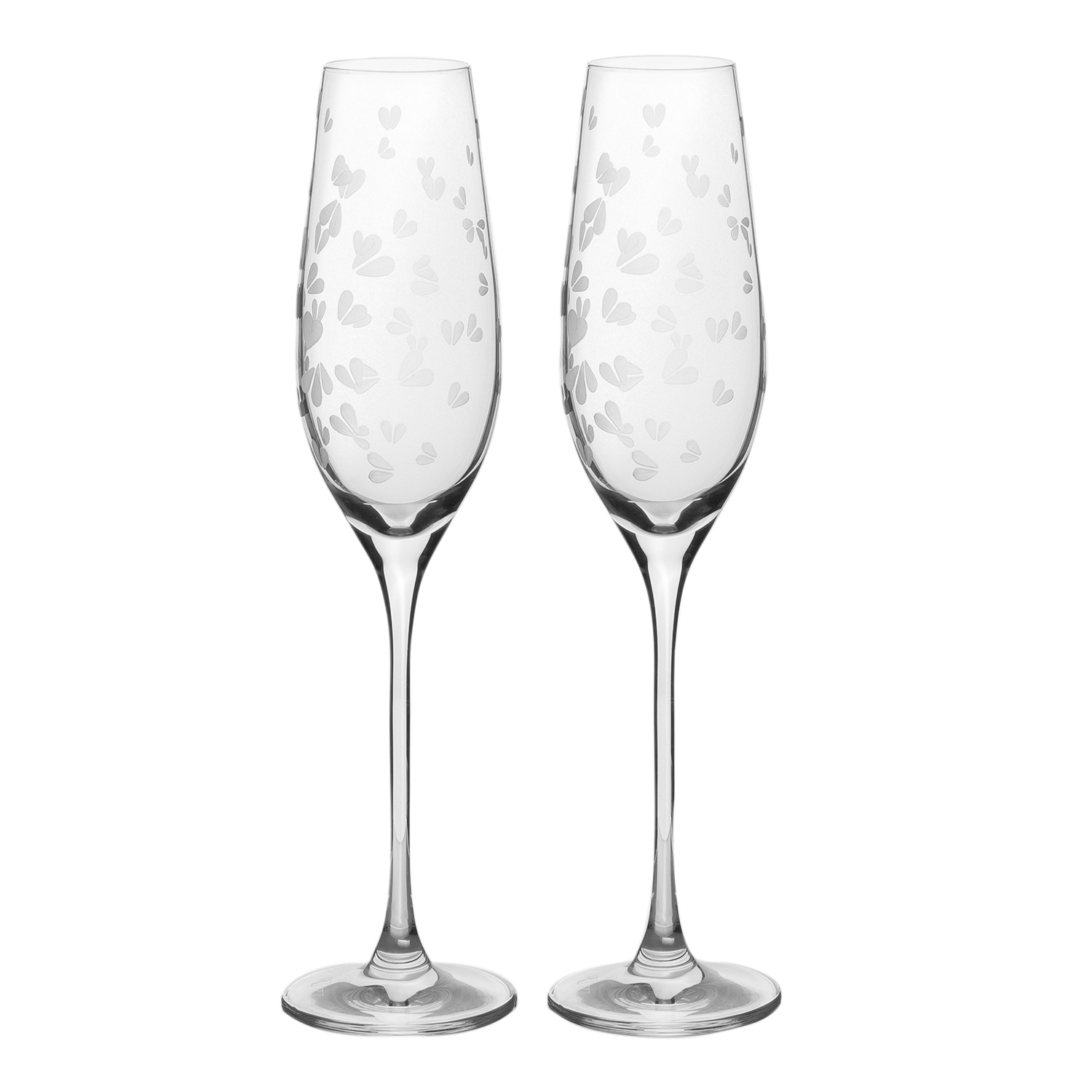 Räder Design - Hochzeit Sektglas Set Herzen