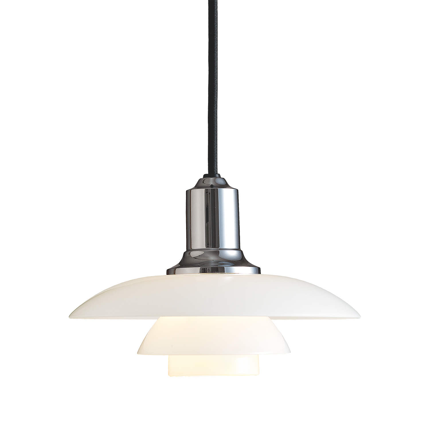 Louis Poulsen PH 2 1 pendelleuchte chrome 106123