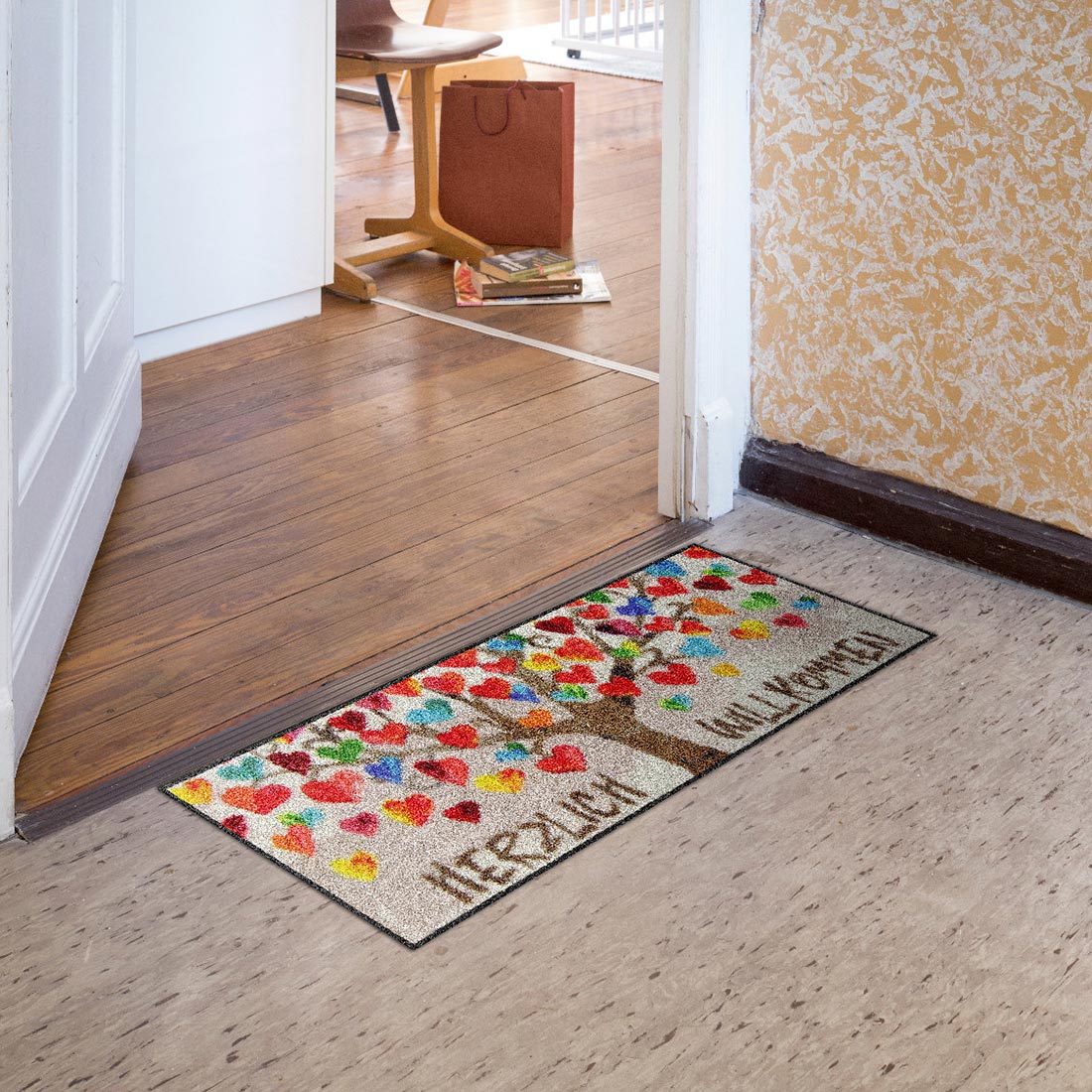 Salonlöwe - Herzbaum 30x75 cm Fußmatte