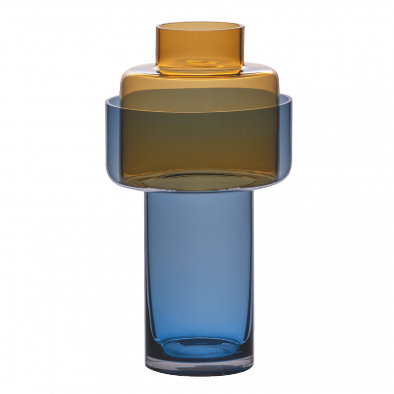 remember glasvase aura amber vg01 90153