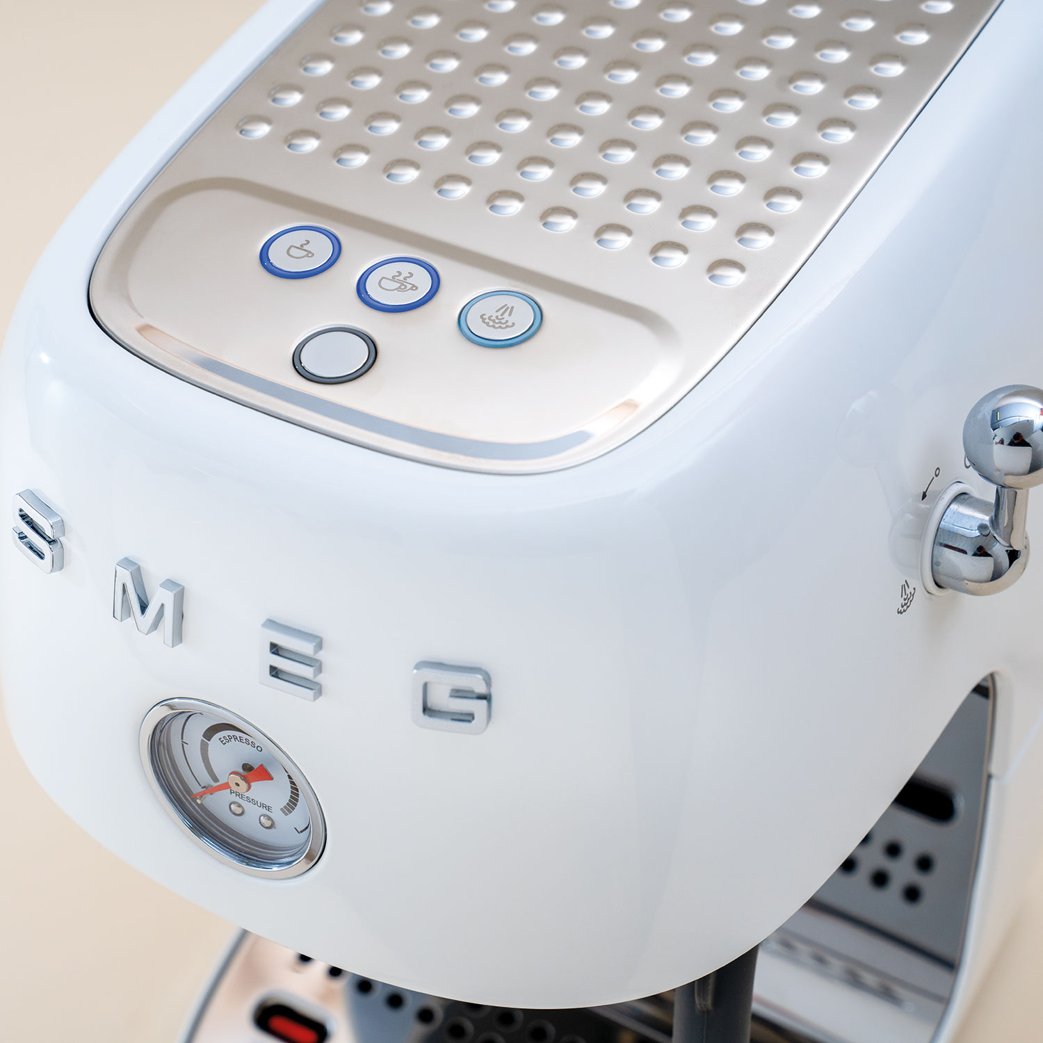 SMEG - Premium-Siebträger-Espressomaschine ECF03 schwarz