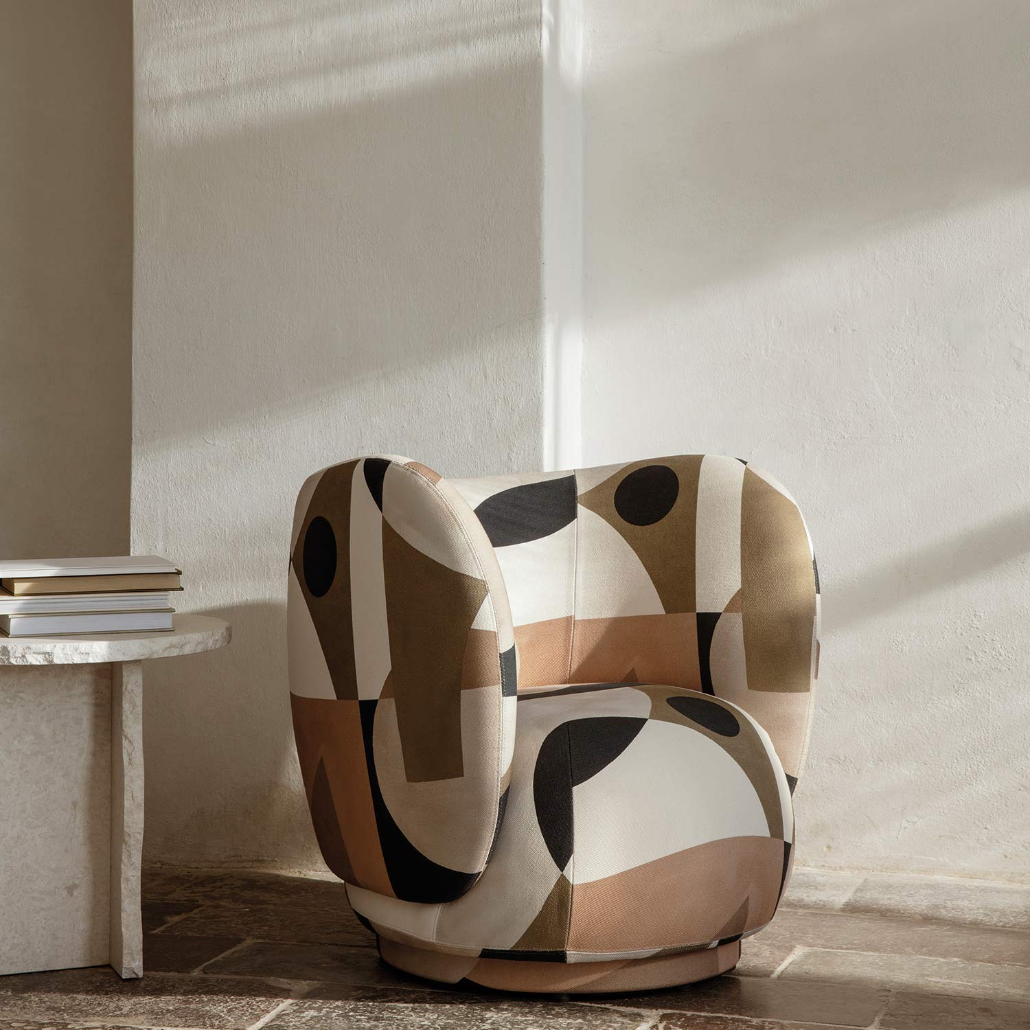 ferm living rico lounge chair ambiente wohnzimmer muster 85053